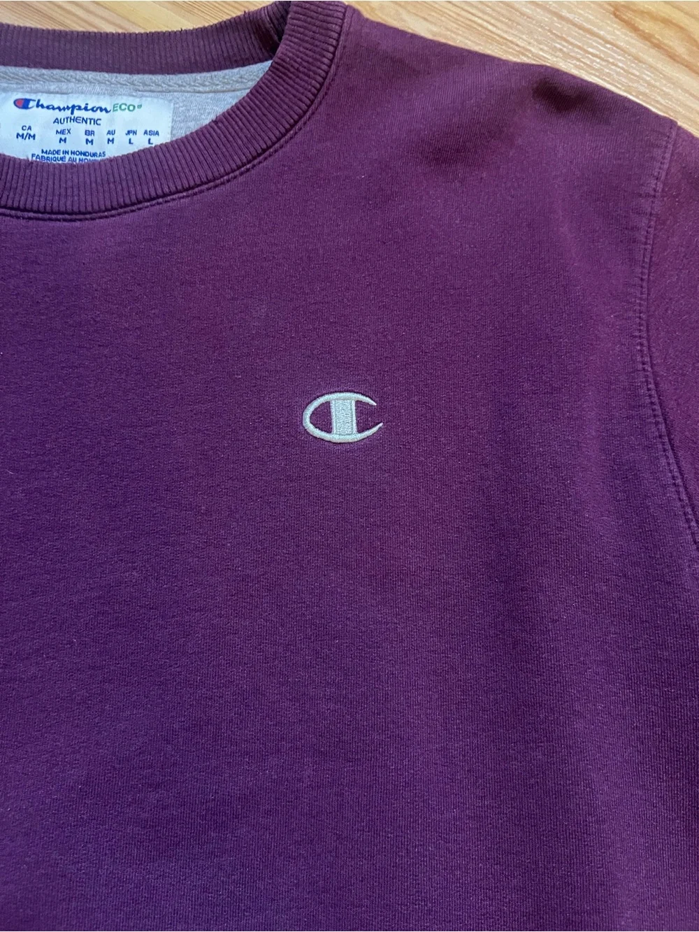 Champion Men's Crewneck Sweatshirt - Deep Burgundy